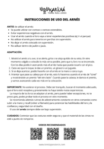 instrucciones de uso arnes loros como usar arnes juguetes amazona aestiva cotorra guacamayo loris argentina kariká